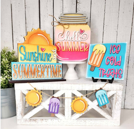 Sweet Summertime Tiered Tray set
